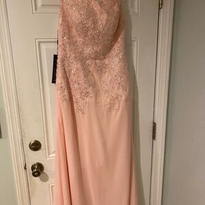 Brand New! Beautiful soft pink long gown